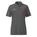 U.S. Marine Corps Red EGA Embroidered Under Armour® Women's Polo Tactically Acquired Grey S 