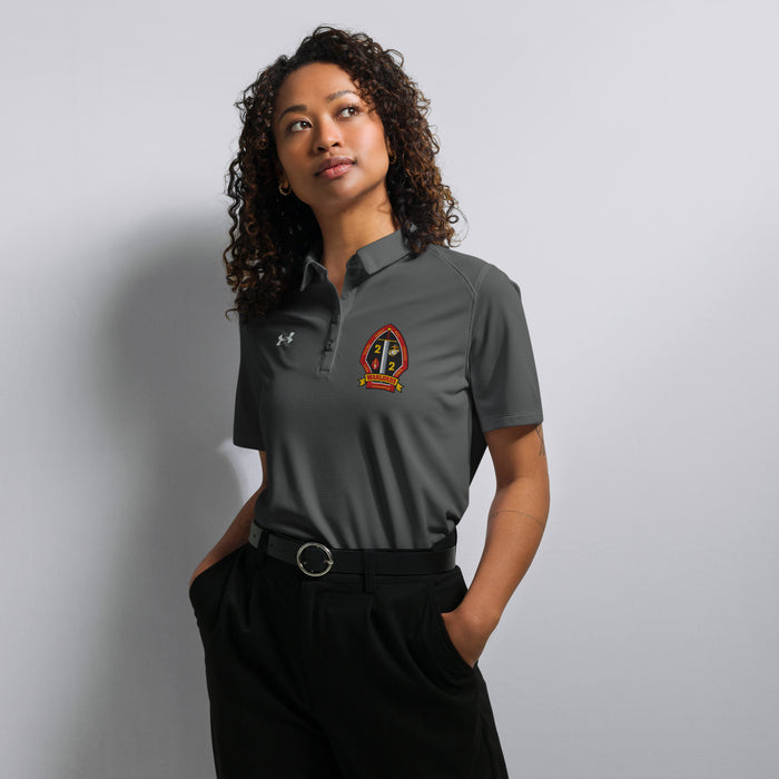 2/2 Marines Embroidered Under Armour® Women’s Polo Tactically Acquired   