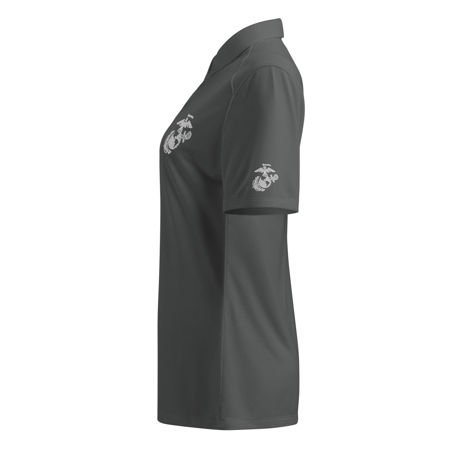 U.S. Marine Corps White EGA Embroidered Under Armour® Women's Polo Tactically Acquired   