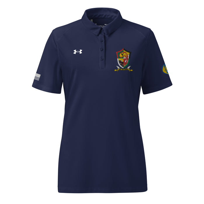 457th Bomb Group Embroidered Under Armour® Women's Polo Tactically Acquired Navy S 