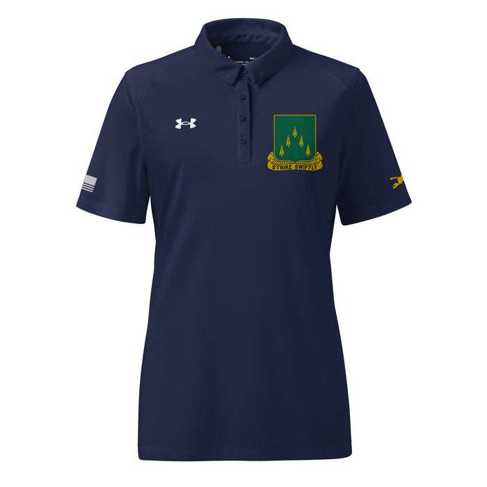 70th Armor Regiment Embroidered Under Armour® Women's Polo Tactically Acquired Navy S 