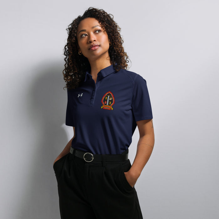 2/2 Marines Embroidered Under Armour® Women’s Polo Tactically Acquired   