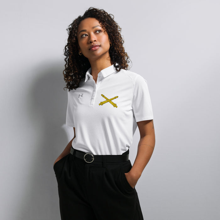 U.S. Army Field Artillery Embroidered Under Armour® Women's Polo Tactically Acquired