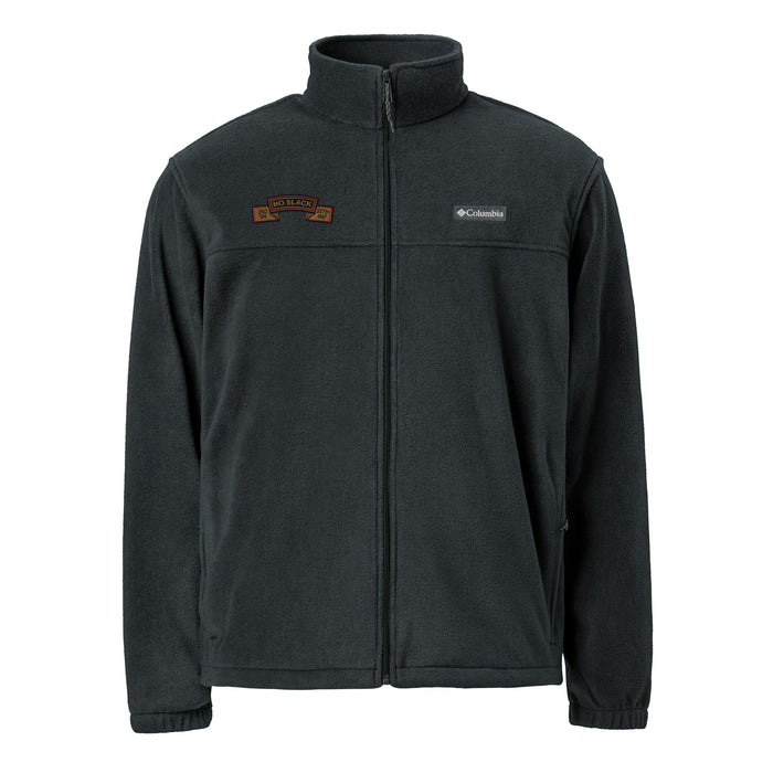 2-327 INF RGT "No Slack" Embroidered Unisex Columbia® Fleece Jacket Tactically Acquired Black S 