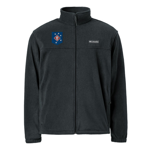 Marine Raiders Embroidered Unisex Columbia® Fleece Jacket Tactically Acquired Black S 