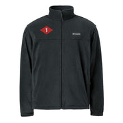 NMCB-1 Beep Embroidered Unisex Columbia® Fleece Jacket Tactically Acquired Black S 