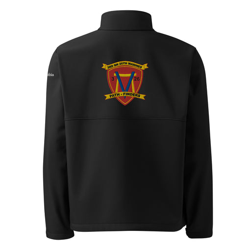 3/26 Marines Embroidered Columbia® Soft-Shell Jacket Tactically Acquired   