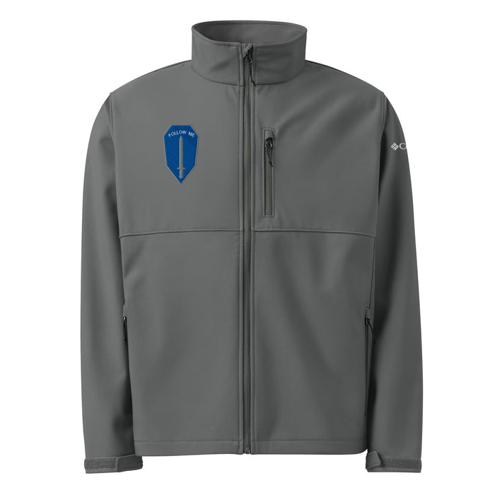 Infantry Embroidered "Follow Me" Columbia® Soft Shell Jacket Tactically Acquired Graphite S 