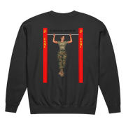 USMC Pin-Up Girl Ari Comfort Colors PT Sweatshirt Tactically Acquired Black S