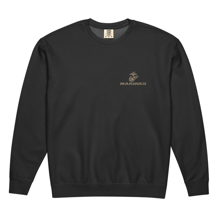 USMC Pin-Up Girl Ari Comfort Colors PT Sweatshirt Tactically Acquired