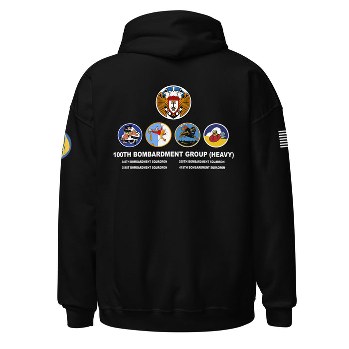 100th Bomb Group (H) Squadron Legacy WW2 Tribute Unisex Hoodie Tactically Acquired   
