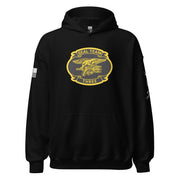 U.S. Navy SEAL Team 3 Frogman Unisex Hoodie Tactically Acquired Black S 