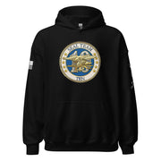 U.S. Navy SEAL Team 10 Frogman Unisex Hoodie Tactically Acquired Black S 