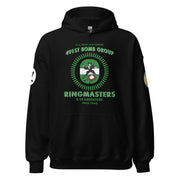 491st Bomb Group (Heavy) 'Ringmasters' WW2 Legacy Unisex Hoodie Tactically Acquired Black S 