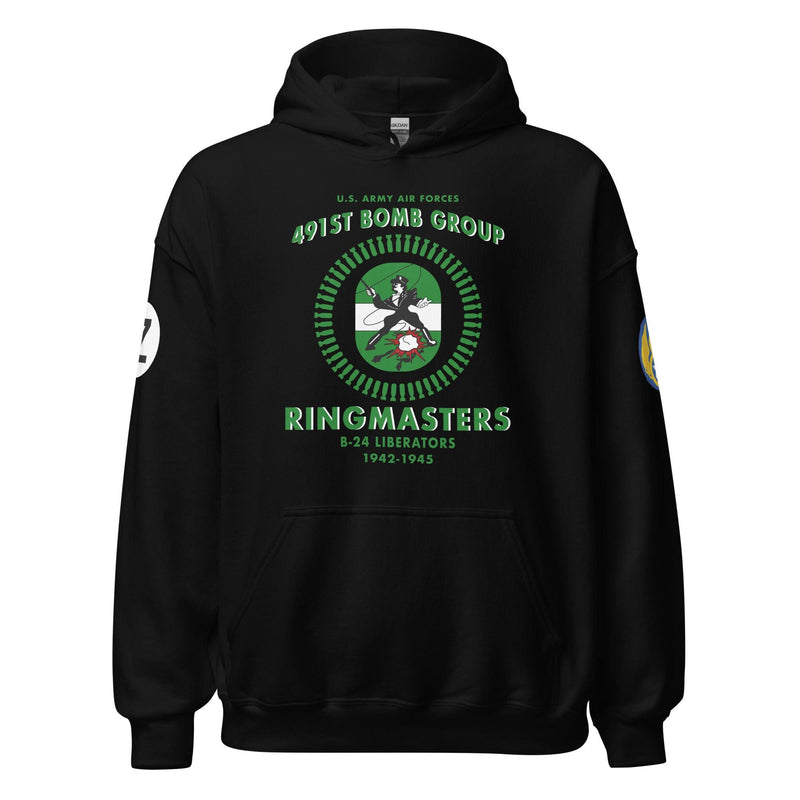 491st Bomb Group (Heavy) 'Ringmasters' WW2 Legacy Unisex Hoodie