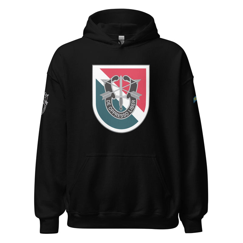 U.S. Army 11th Special Forces Group (11th SFG) Beret Flash Unisex Hoodie