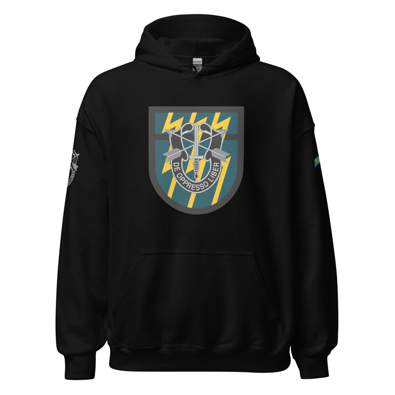 U.S. Army 12th Special Forces Group (12th SFG) Beret Flash Unisex Hoodie