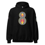 U.S. Army 8th Infantry Division (8ID) Infantry Branch Unisex Hoodie Tactically Acquired Black S 