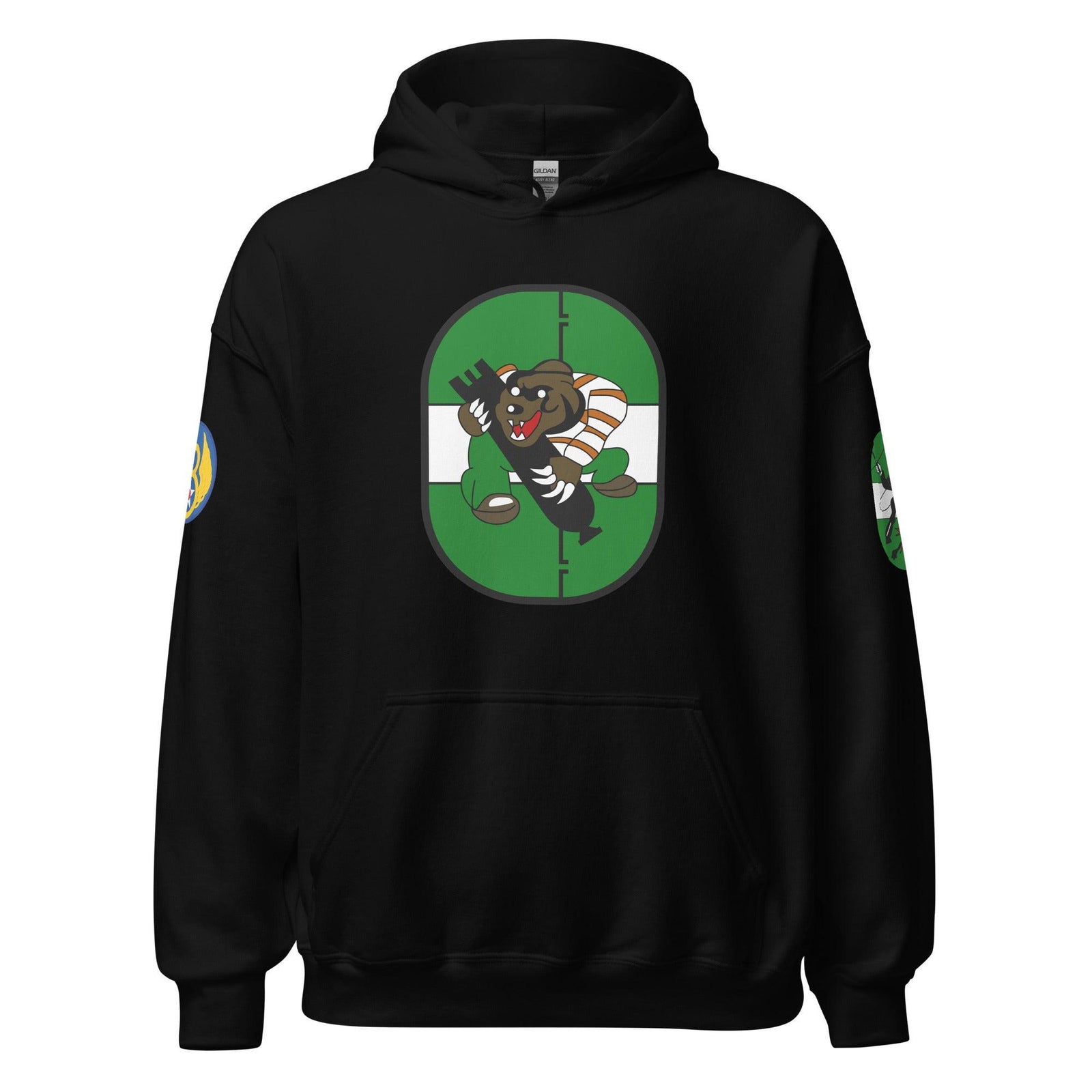 853rd Bomb Squadron 491st Bomb Group WW2 Unisex Hoodie Tactically Acquired Black S 