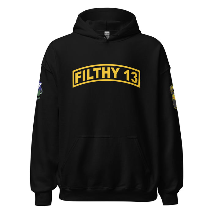 Filthy 13 506 PIR 101st Airborne WW2 Legacy Unisex Hoodie Tactically Acquired Black S 