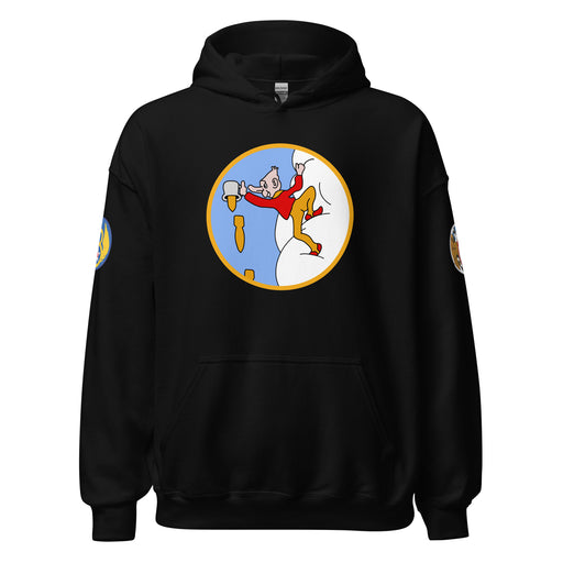 350th Bombardment Squadron - 100th Bomb Group - Unisex Hoodie Tactically Acquired Black S 