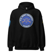 U.S. Army Infantry Branch Veteran Unisex Hoodie Tactically Acquired Black S 
