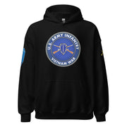 U.S. Army Infantry Branch Vietnam Veteran Unisex Hoodie Tactically Acquired Black S 