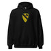 U.S. Army 1st Cavalry Division Embroidered Unisex Hoodie Tactically Acquired Black S 