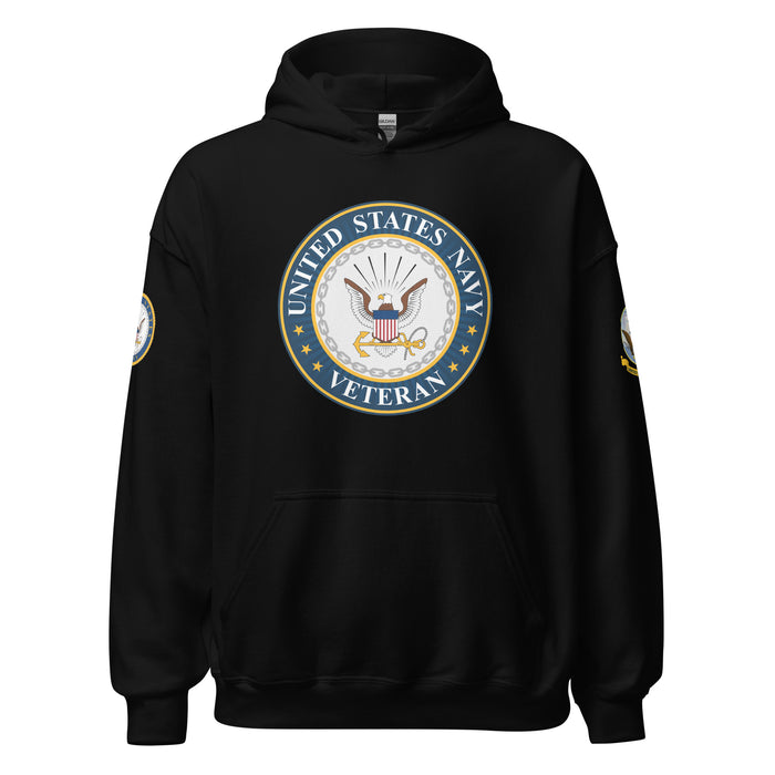 U.S. Navy Veteran Unisex Hoodie Tactically Acquired Black S 