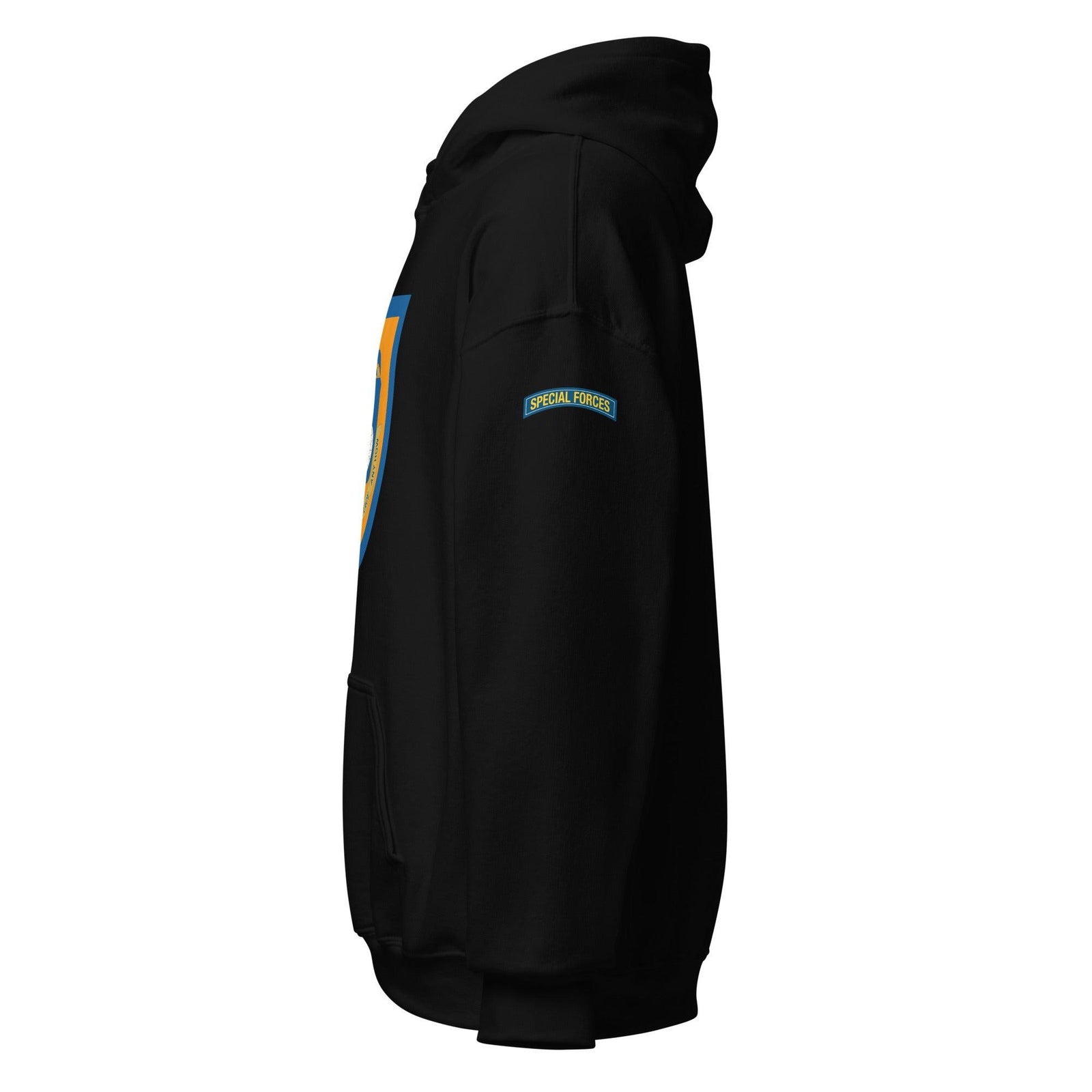 U.S. Army 77th Special Forces Group (77th SFG) Beret Flash Unisex Hoodie Tactically Acquired   