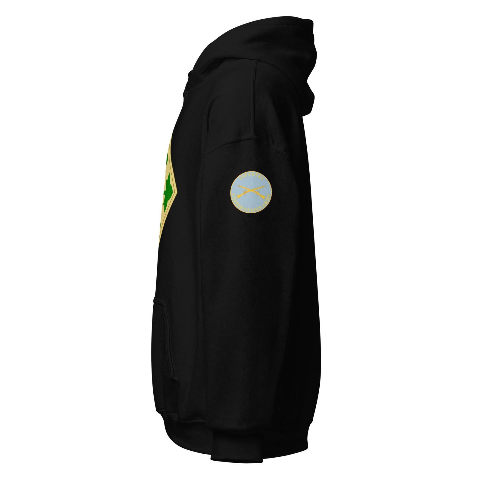 U.S. Army 4th Infantry Division (4ID) Infantry Branch Unisex Hoodie Tactically Acquired   
