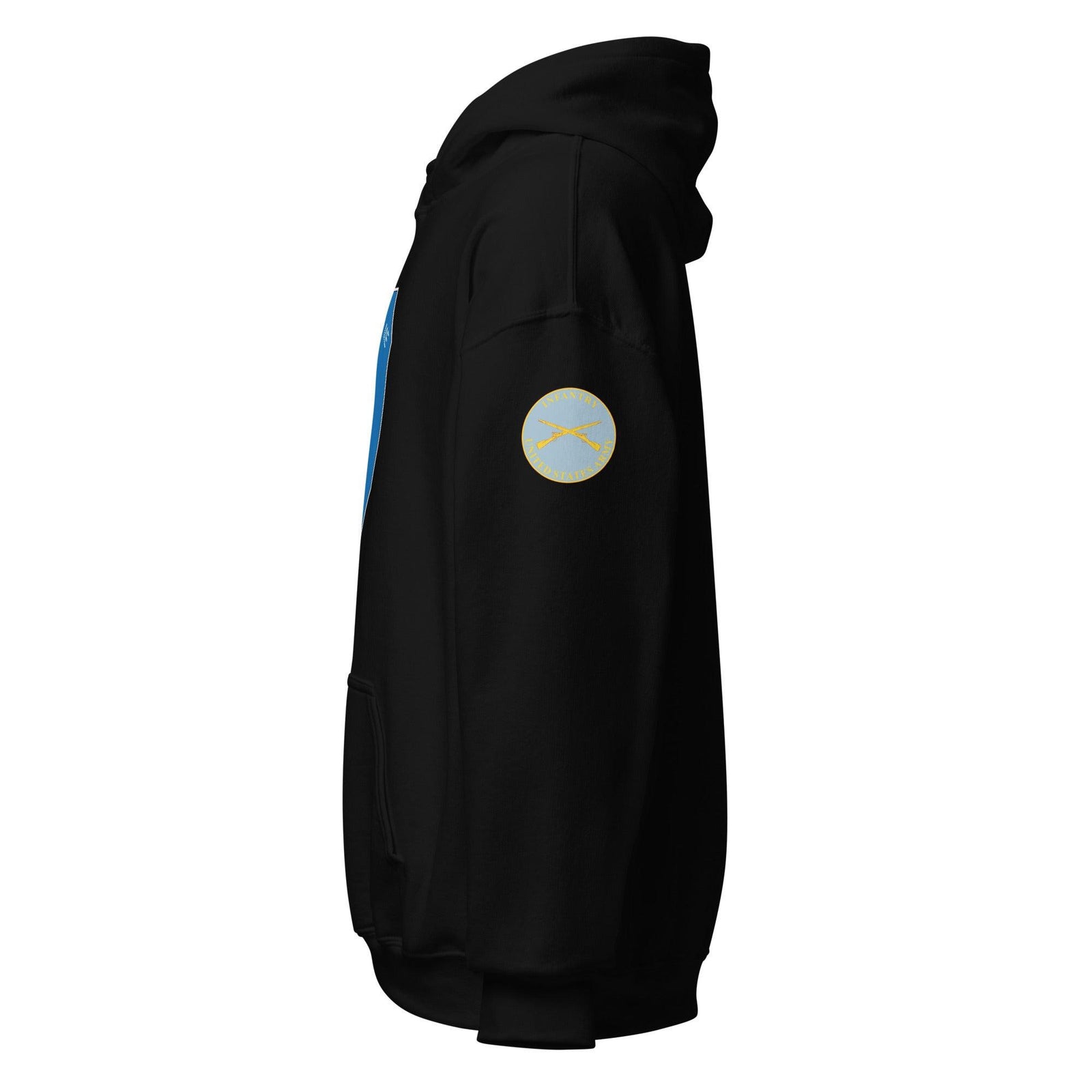 U.S. Army Infantry Branch Follow Me Emblem Unisex Hoodie Tactically Acquired   