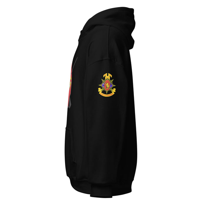 1st Bn 8th Marines (1/8 Marines) Unisex Hoodie Tactically Acquired   