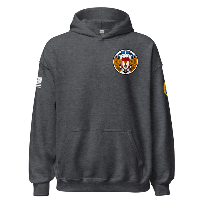 100th Bomb Group (H) Squadron Legacy WW2 Tribute Unisex Hoodie Tactically Acquired Dark Heather S 