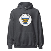 U.S. Navy SEAL Team 5 Frogman Unisex Hoodie Tactically Acquired Dark Heather S 