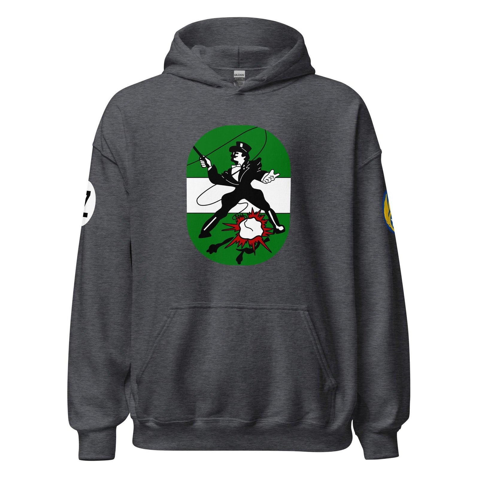 491st Bombardment Group (Heavy) WW2 Unisex Hoodie Tactically Acquired Dark Heather S 