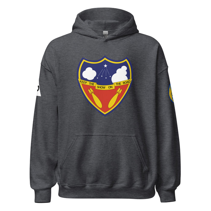 384th Bombardment Group (Heavy) 8th Air Force Unisex Hoodie Tactically Acquired Dark Heather S 