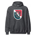 U.S. Army 11th Special Forces Group (11th SFG) Beret Flash Unisex Hoodie Tactically Acquired Dark Heather S 