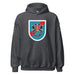 U.S. Army 20th Special Forces Group (20th SFG) Beret Flash Unisex Hoodie Tactically Acquired Dark Heather S 