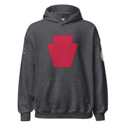 U.S. Army 28th Infantry Division (28ID) Infantry Branch Unisex Hoodie Tactically Acquired Dark Heather S 
