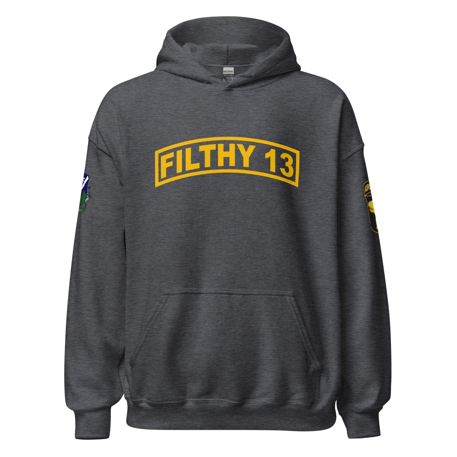 Filthy 13 506 PIR 101st Airborne WW2 Legacy Unisex Hoodie Tactically Acquired Dark Heather S 