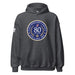 D-Day 2024 80th Anniversary Memorial Emblem Unisex Hoodie Tactically Acquired Dark Heather S 