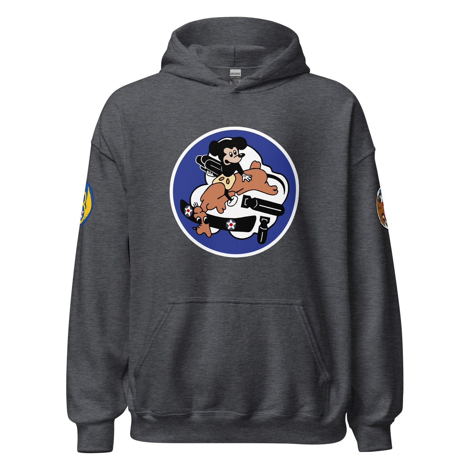 349th Bombardment Squadron - 100th Bomb Group - Unisex Hoodie Tactically Acquired Dark Heather S 