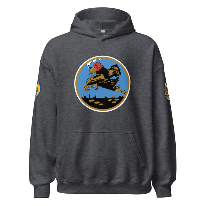 351st Bombardment Squadron - 100th Bomb Group - Unisex Hoodie Tactically Acquired Dark Heather S 
