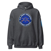 U.S. Army Infantry Branch Combat Veteran Unisex Hoodie Tactically Acquired Dark Heather S 