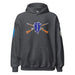 U.S. Army Infantry Branch 'Follow Me' Crossed Rifles Unisex Hoodie Tactically Acquired Dark Heather S 