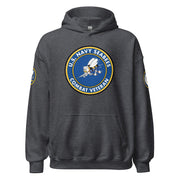 U.S. Navy Seabees Combat Veteran Unisex Hoodie Tactically Acquired Dark Heather S 