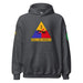 U.S. Army 2nd Armored Division Unisex Hoodie Tactically Acquired Dark Heather S 