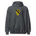 U.S. Army 1st Cavalry Division Embroidered Unisex Hoodie Tactically Acquired Dark Heather S 