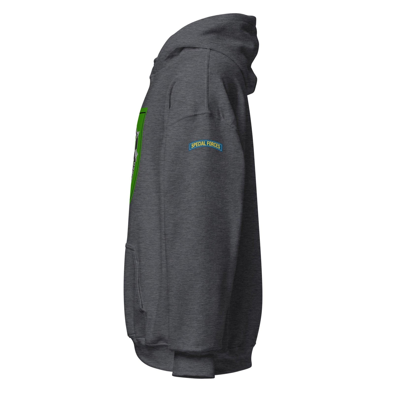 U.S. Army 10th Special Forces Group (10th SFG) Beret Flash Unisex Hoodie Tactically Acquired   